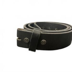 Vintage Levi's Y2K Black Genuine Leather 34/85 Medium Belt 39" Long